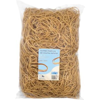 RAYLU PAPER 100% naturligt gummigummigummiband, robusta och återanvändbara pappersband för kontor och hem (140 Ø x 2 mm, 1000g) RAYLU PAPER 100% naturligt gummigummigummiband, robusta och återanvändbara pappersband för kontor och hem (140 Ø x 2 mm, 1000g)