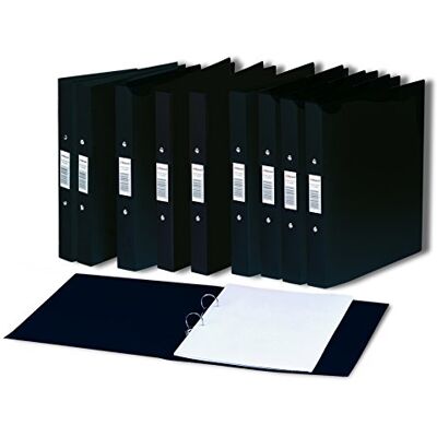 Rexel A5 budget två ringpärmar – svart, 10-pack Rexel A5 budget två ringpärmar – svart, 10-pack