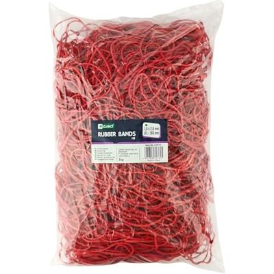 D.RECT – gummiband 1 kg påse 120 mm diameter bred 2 mm gummiring band för hushåll, arbete, kontor återanvändbara hållbara, hållbara, stabila, röda D.RECT – gummiband 1 kg påse 120 mm diameter bred 2 mm gummiring band för hushåll, arbete, kontor återanvändbara hållbara, hållbara, stabila, röda