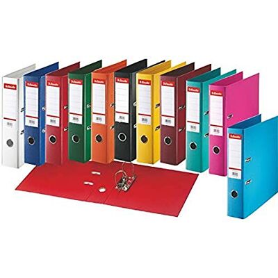 Leitz Esselte Lever Arch File A4 Kapacitet 320 350 ark a4 röd Leitz Esselte Lever Arch File A4 Kapacitet 320 350 ark a4 röd