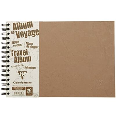 Clairefontaine 781061C resealbum, A4 quer Age Bag, linjerad, 40 blad Resealbum A4 liniert BRUN Clairefontaine 781061C resealbum, A4 quer Age Bag, linjerad, 40 blad Resealbum A4 liniert BRUN