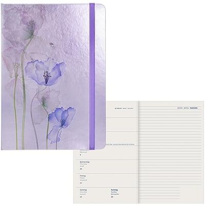 Idena 11064 – möteskalender 2024, DIN A5, Blossom, 176 sidor, 1 vecka på 1 sida, agenda, veckoplanerare Idena 11064 – möteskalender 2024, DIN A5, Blossom, 176 sidor, 1 vecka på 1 sida, agenda, veckoplanerare