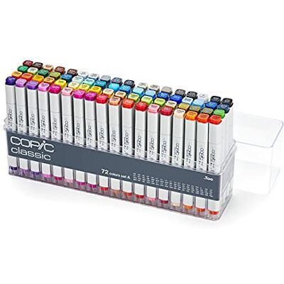 Copic Classic 72 färgset A Copic Classic 72 färgset A