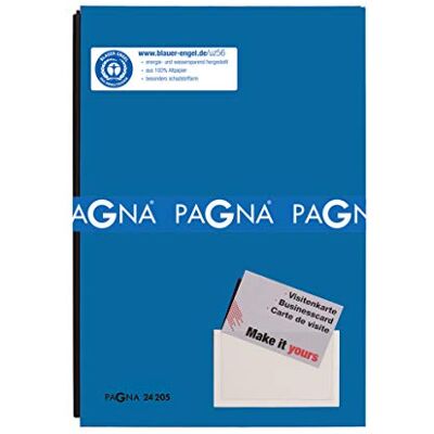 Pagna signaturmapp, 20 delar, med färgband och töjbar baksida blå Pagna signaturmapp, 20 delar, med färgband och töjbar baksida blå