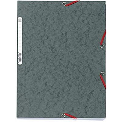 Exacompta Chemise 3 rabats a elastiques carte lustree 400g/m2 nature future a4 Exacompta Chemise 3 rabats a elastiques carte lustree 400g/m2 nature future a4