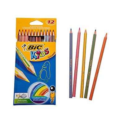 BIC 55004 Pack med 12 blandade färgpennor BIC 55004 Pack med 12 blandade färgpennor