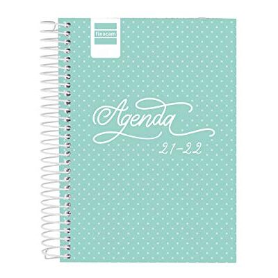 Finocam Spiral Cool Agenda 2021 2022, 8º 120x162 (liten), Turkos Finocam Spiral Cool Agenda 2021 2022, 8º 120x162 (liten), Turkos