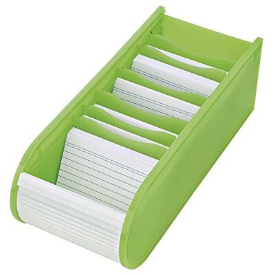 WEDO 2508011 Pedagogisk karta A8, rullgardinslås, 6 stödplattor inklusive 100 kort 21,7 x 9,2 x 7,3 cm, ljusgrön WEDO 2508011 Pedagogisk karta A8, rullgardinslås, 6 stödplattor inklusive 100 kort 21,7 x 9,2 x 7,3 cm, ljusgrön