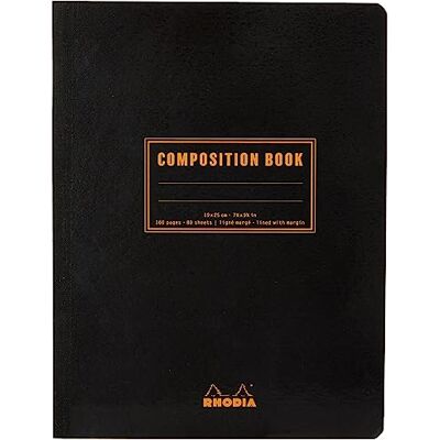 Rhodia 119249C Anteckningsbok, Svart, B5 Rhodia 119249C Anteckningsbok, Svart, B5