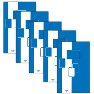 Bantex Anteckningsblock/brevblock A5, rutig, 100 ark budget, 5-pack Bantex Anteckningsblock/brevblock A5, rutig, 100 ark budget, 5-pack