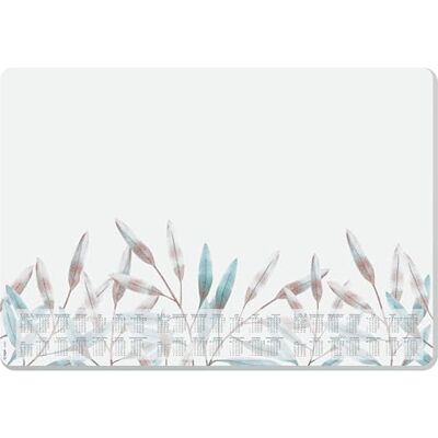 Sigel HO303 pappersskrivbordsdyna, med 3-årskalender, A2 (59,5 x 41 cm), design frostade blad, 80 gsm, 30 ark Sigel HO303 pappersskrivbordsdyna, med 3-årskalender, A2 (59,5 x 41 cm), design frostade blad, 80 gsm, 30 ark