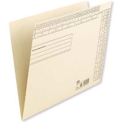Elba 100091739 inställningsmappa 50-tal paket av kraftkartong med hål för platta häftningar och häftremsor chamois Elba 100091739 inställningsmappa 50-tal paket av kraftkartong med hål för platta häftningar och häftremsor chamois