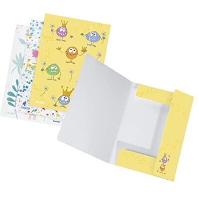 FALKEN Original 10-Pack -portfölj förskola. Tillverkad av extra stark kartong med 3 flikar och elastiskt band för DIN A3 motiv sorterade förvaringsmapp portfölj idealisk för kontor och skola FALKEN Original 10-Pack -portfölj förskola. Tillverkad av extra stark kartong med 3 flikar och elastiskt band för DIN A3 motiv sorterade förvaringsmapp portfölj idealisk för kontor och skola