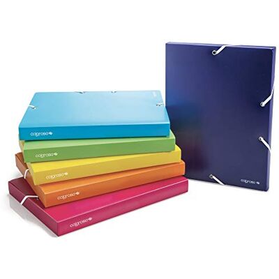 Riplast RI.PLAST Mapp med resår Färgad Pp, Blandade färger, 30 mm Riplast RI.PLAST Mapp med resår Färgad Pp, Blandade färger, 30 mm