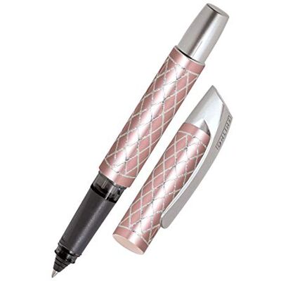 Online bläckpatroner-rollerball campus diamant ros, rollerball för höger- och vänsterhänta, ergonomiskt grepp, högklassig rullboll, standardbläckpatroner, inklusive kombipatron blå Online bläckpatroner-rollerball campus diamant ros, rollerball för höger- och vänsterhänta, ergonomiskt grepp, högklassig rullboll, standardbläckpatroner, inklusive kombipatron blå