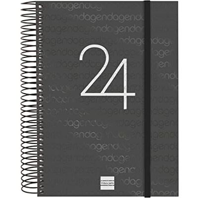 Finocam Agenda 2024 Spiral Year 1 Dag Sida Januari 2024 December 2024 (12 månader) Svart Euskera Finocam Agenda 2024 Spiral Year 1 Dag Sida Januari 2024 December 2024 (12 månader) Svart Euskera