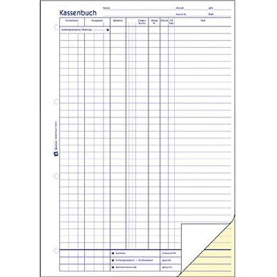 Avery 1756 Kassaräkning Bok på Tyska, Vit/Gul, A5, 40 ark Avery 1756 Kassaräkning Bok på Tyska, Vit/Gul, A5, 40 ark