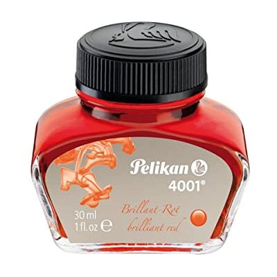 Pelikan 4001 Bläckflaska 30 ml Förpackning med 1 röd Pelikan 4001 Bläckflaska 30 ml Förpackning med 1 röd