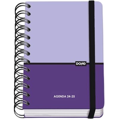 DOHE Skolan Agenda 2023-2024 Storlek A6 Dag Sidan Färg Lila DUO DOHE Skolan Agenda 2023-2024 Storlek A6 Dag Sidan Färg Lila DUO