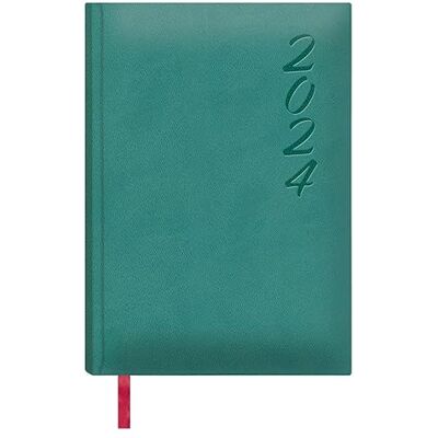 DOHE Agenda 2024 Dag Sida Storlek: 15x21 cm (A5) 336 sidor Sömnad bindning Inbunden Färg Grön Modell Brasilia DOHE Agenda 2024 Dag Sida Storlek: 15x21 cm (A5) 336 sidor Sömnad bindning Inbunden Färg Grön Modell Brasilia