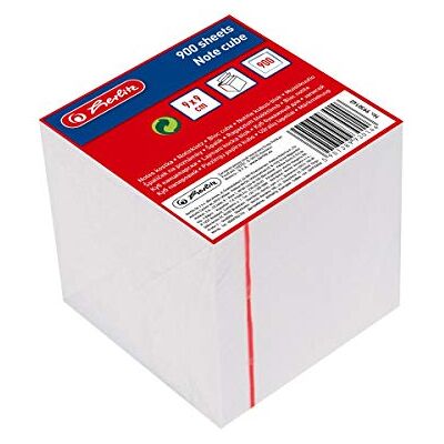 herlitz Notes kub vit 900 ark herlitz Notes kub vit 900 ark
