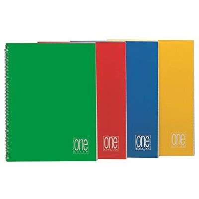 Pigna Maxi Spiralstorlek A4 5M Randig 5 Mm Quadrails Blocks, Multifärg, 8005235078734 Pigna Maxi Spiralstorlek A4 5M Randig 5 Mm Quadrails Blocks, Multifärg, 8005235078734