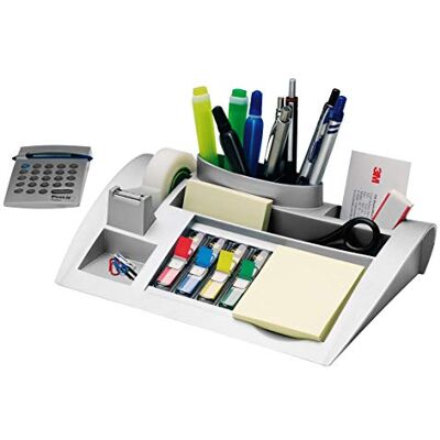 Post-it Tisch-Organizer C50 Skrivbordsorganisatör med 7 Fack, Silver Post-it Tisch-Organizer C50 Skrivbordsorganisatör med 7 Fack, Silver