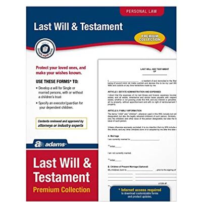 Adams Sista testamentet, formulär och instruktioner, inkluderar CD (LF235) Adams Sista testamentet, formulär och instruktioner, inkluderar CD (LF235)