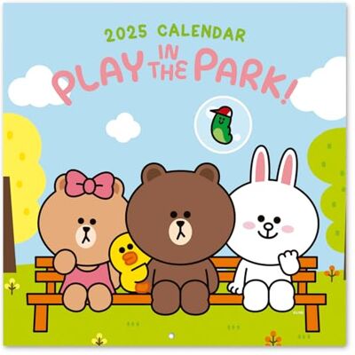 Grupo Erik Wall Calendar 2025 Line Frends 12" x 12" Square Calendar 2025, Wall Planner 2025, Family Planner Calendar 2025 Cute Calendar 2025, Cute Gifts Grupo Erik Wall Calendar 2025 Line Frends 12" x 12" Square Calendar 2025, Wall Planner 2025, Family Planner Calendar 2025 Cute Calendar 2025, Cute Gifts