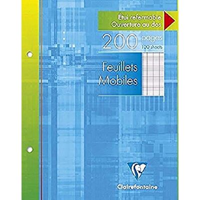 Clairefontaine 5-pack à 200 blad 17 x 22 cm, storfärgad, 200 sidor Clairefontaine 5-pack à 200 blad 17 x 22 cm, storfärgad, 200 sidor