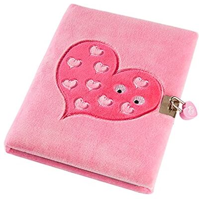 Tinc Låsbar Dagbok, Rosa, A5 Tinc Låsbar Dagbok, Rosa, A5