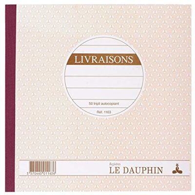 Le Dauphin fraktbok 21 x 21 x 1,50 cm havre Le Dauphin fraktbok 21 x 21 x 1,50 cm havre