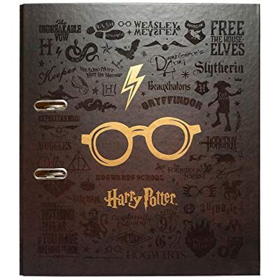 Grupo Erik Harry Potter Lever Arch File A4 File Folder Large Documents Storage Files 11 x 12.6 inches (28 x 32 cm) A4 Ring Binder 2 Ring Binder Harry Potter Stationery Grupo Erik Harry Potter Lever Arch File A4 File Folder Large Documents Storage Files 11 x 12.6 inches (28 x 32 cm) A4 Ring Binder 2 Ring Binder Harry Potter Stationery