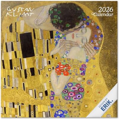 Grupo Erik Wall Calendar 2026 Gustav Klimt Calendar 2026 Square 30 x 30 cm 12 x 12 inches Wall Planner, Family Planner Month To View Gustav Klimt Gifts, Art Gifts For Friends Grupo Erik Wall Calendar 2026 Gustav Klimt Calendar 2026 Square 30 x 30 cm 12 x 12 inches Wall Planner, Family Planner Month To View Gustav Klimt Gifts, Art Gifts For Friends