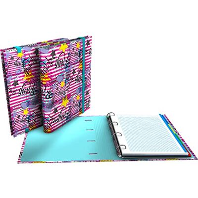 Grafoplás 4 ringar Arkiv med ersättning A4 Inkluderar 100 5x5 fyrkantiga ark Separatorer Transparent om Bits&Bobs Pop Up Design Girl Carpebook FSC Grafoplás 4 ringar Arkiv med ersättning A4 Inkluderar 100 5x5 fyrkantiga ark Separatorer Transparent om Bits&Bobs Pop Up Design Girl Carpebook FSC