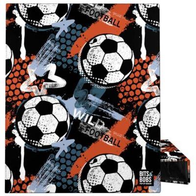 Grafoplás Grafoplas A4 School Ring Arkivskåp, 4 blandade ringar 25 mm, Bits&Bobs Wild Football, FSC Grafoplás Grafoplas A4 School Ring Arkivskåp, 4 blandade ringar 25 mm, Bits&Bobs Wild Football, FSC