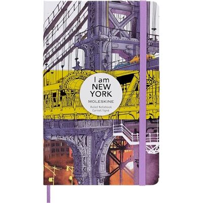 Moleskine Begränsad utgåva Notebook, I Am New York, Large, Ruled, hårt skydd (5 x 8,25) Moleskine Begränsad utgåva Notebook, I Am New York, Large, Ruled, hårt skydd (5 x 8,25)
