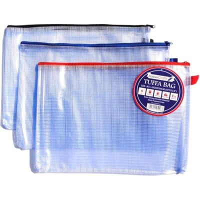 Habercrafts A3 Tuff väska dragkedja plånbok klar plast plånböcker dragkedja påse fil pennfodral mapp vattentåliga förstärkta slitstarka nätväskor (passar A3-3-pack) Habercrafts A3 Tuff väska dragkedja plånbok klar plast plånböcker dragkedja påse fil pennfodral mapp vattentåliga förstärkta slitstarka nätväskor (passar A3-3-pack)
