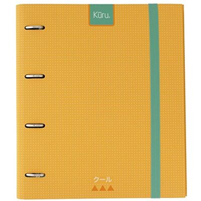 Grafoplás 88102160-mapp 4 A4 Kuru-stansade ringar, gul, extra mjuk känsla. Inlcus på transparent, 4 separatorer och 100 ark på 90g Grafoplás 88102160-mapp 4 A4 Kuru-stansade ringar, gul, extra mjuk känsla. Inlcus på transparent, 4 separatorer och 100 ark på 90g