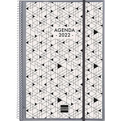 Finocam Anpassningsbara Basics Spiral Portadokument med Agenda 2022 Vecka Vertikal View, DIN A4 E40-210x297 mm, Svart Finocam Anpassningsbara Basics Spiral Portadokument med Agenda 2022 Vecka Vertikal View, DIN A4 E40-210x297 mm, Svart