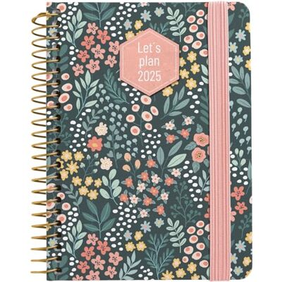 Grafoplás Grafoplas Agenda 2025 Årlig dag sida a6 Meadow Design Spanska Textilfodrat hårt omslag Elastisk stängning Inklusive klistermärken ikoner och meddelanden Januari till december Grafoplás Grafoplas Agenda 2025 Årlig dag sida a6 Meadow Design Spanska Textilfodrat hårt omslag Elastisk stängning Inklusive klistermärken ikoner och meddelanden Januari till december