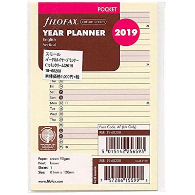 Filofax 000019-68208 kalender Filofax 000019-68208 kalender
