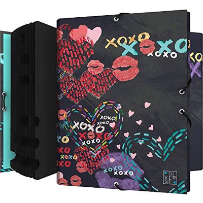 Grafoplás 82211998 Kollektion Diverse Sorteringsmapp, Modell Xoxo, Folio Grafoplás 82211998 Kollektion Diverse Sorteringsmapp, Modell Xoxo, Folio