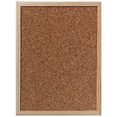 herlitz 1600006 Korktavla med träram, 40 cm x 30 cm, Brun herlitz 1600006 Korktavla med träram, 40 cm x 30 cm, Brun