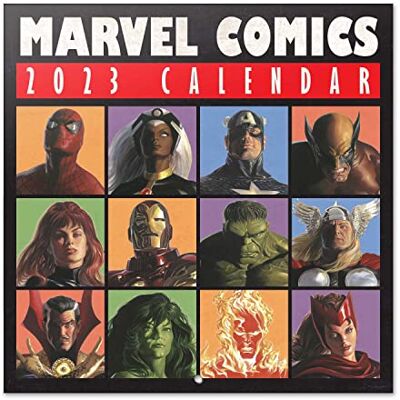 Grupo Erik Väggkalender 2023, Marvel Comics årskalender 2023, kalender 2023, väggkalender med presentaffisch, kalender 2023 att hänga upp, officiell licens, FSC-certifierad Grupo Erik Väggkalender 2023, Marvel Comics årskalender 2023, kalender 2023, väggkalender med presentaffisch, kalender 2023 att hänga upp, officiell licens, FSC-certifierad