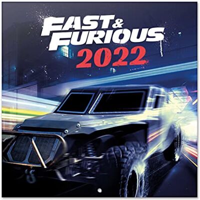 Grupo Erik Fast & Furious väggkalender 2022-16 månader kalender 2022 månadsvägg, från september till december 2022 30 x 60 cm, 6 språk, FSC-certifierad Grupo Erik Fast & Furious väggkalender 2022-16 månader kalender 2022 månadsvägg, från september till december 2022 30 x 60 cm, 6 språk, FSC-certifierad