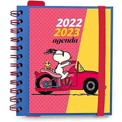 Grupo Erik Skolplanerare 2022 2023, Snoopy skolkalender 2022 2023, skolkalender, studentkalender, möteskalender 14 x 16 cm, en dagsplanerare för ett framgångsrikt läsår Grupo Erik Skolplanerare 2022 2023, Snoopy skolkalender 2022 2023, skolkalender, studentkalender, möteskalender 14 x 16 cm, en dagsplanerare för ett framgångsrikt läsår