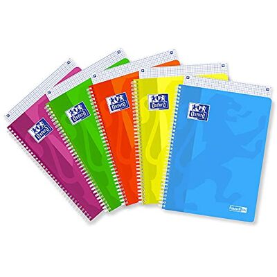 Favorit A4 A4 Spiralat Randeroll 4 mm, 90 G/kvm, 5-pack Blandade Fluo Färger Favorit A4 A4 Spiralat Randeroll 4 mm, 90 G/kvm, 5-pack Blandade Fluo Färger
