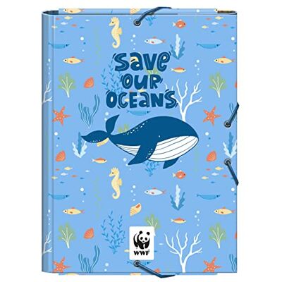 DOHE Mapp med 3 flikar foliostorlek WWF Spara vårt Oceans DOHE Mapp med 3 flikar foliostorlek WWF Spara vårt Oceans