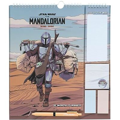 Grupo Erik Star Wars The Mandalorian Wall Calendar 2024 Monthly Planner 16 Months Sep 2023 Dec 2024 11.8 x 13.4 inches / 30 x 34 cm Mandalorian Gifts With Stickers/Pen/Shopping List Grupo Erik Star Wars The Mandalorian Wall Calendar 2024 Monthly Planner 16 Months Sep 2023 Dec 2024 11.8 x 13.4 inches / 30 x 34 cm Mandalorian Gifts With Stickers/Pen/Shopping List